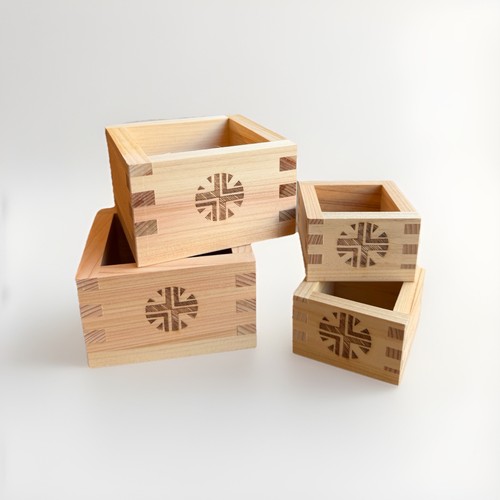 Japanese wooden cup - sake, masu