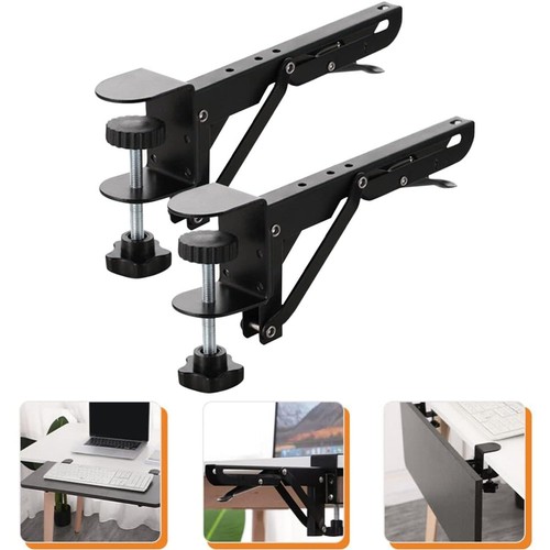 Desk extender clamp bracket - 2x,