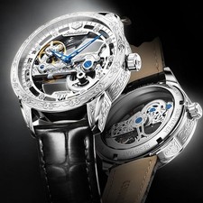Mens Skeleton Watch Automatic
