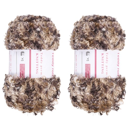 2pcs fur yarn polyester - fur,