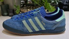 ADIDAS BERN OG ORIGINALS. MENS SIZE 9 UK TRAINERS. BLUE/BLUE/GUM *2016*