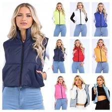 Womens Bodywarmer Quilted Zip