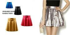WOMENS & GIRLS METALLIC FOIL DANCE SKIRT BALLET, GYMNASTICS, TAP, JAZZ SKIRT