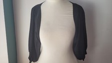 COAST BOLERO BLACK LUREX SIZE SMALL