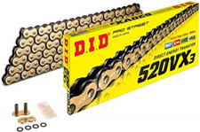 Suzuki DRZ400 SM Super Moto DID Gold X-Ring Drive Chain (520VXGB110)
