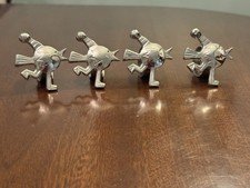 Set of 4 Robin Silver Metal