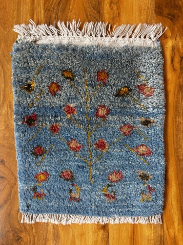 Handmade gabbeh rug blue - handmade,