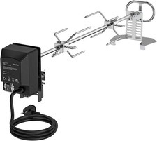 onlyfire BRK-6057 Universal Rotisserie Kit Spit Rod Almost All BBQ Grills 73cm