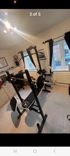 Weight Lifting Bench with Bar