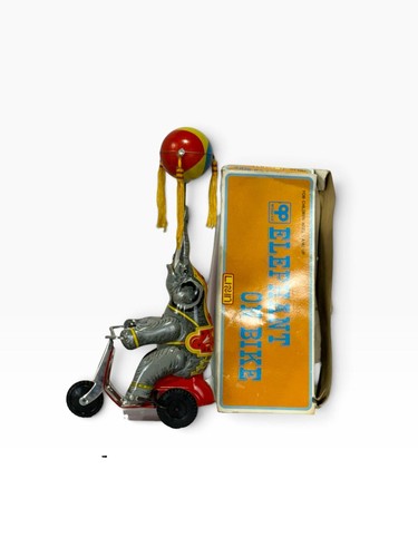 Elephant bike wind toy - elephant, wind-up