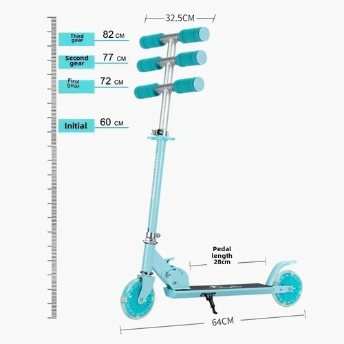 Kids scooter with adjustable - kids,