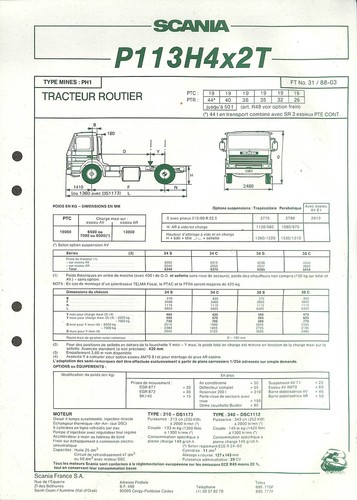 Scania trucks tractor - scania, p