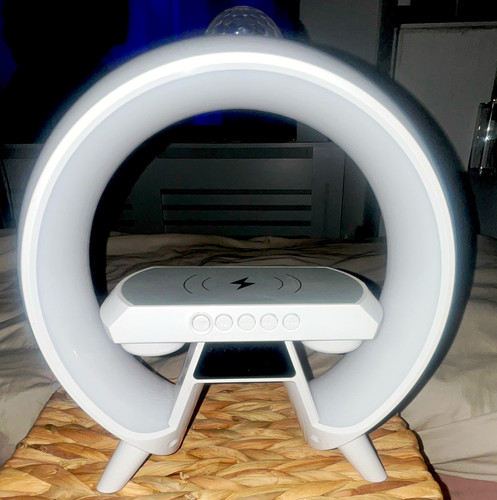 Led white table lamp wireless - table,