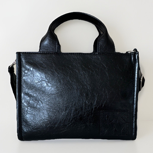Dkny black leather - black, purse