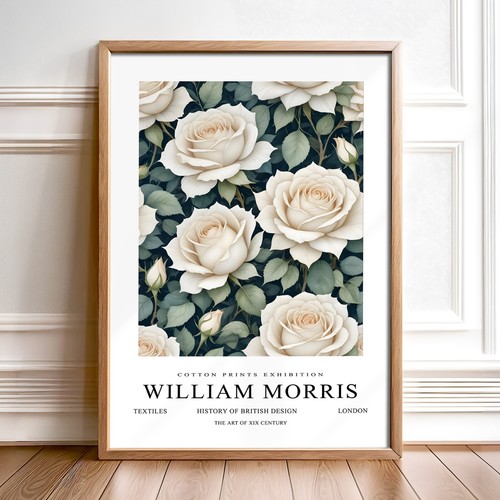 William morris inspired cotton - william,