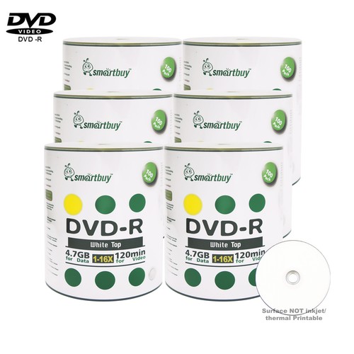600 pcs smartbuy blank dvd - 600, dvd-r