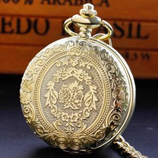 Gold luxury pocket - watch, with