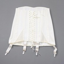 C1990s vintage Spencer corset girdle, front lacing girdle with zip fastening 2