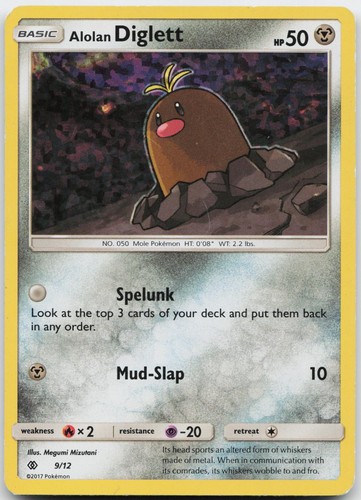 Alolan diglett 009 012 - 009/012, mcd17