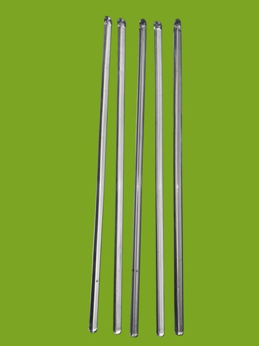 Solid clear glass rod - clear,