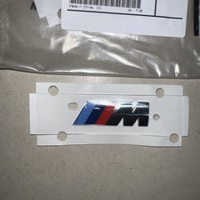 Genuine New BMW M WING BADGE Fender Emblem For All 1 2 3 4 5 Series M Sport Tech