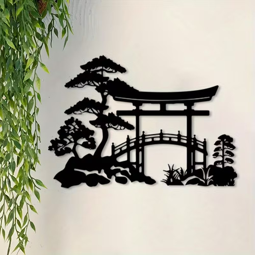 Japanese torii bridge - &,