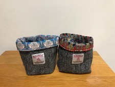 Handmade Fabric Basket ---