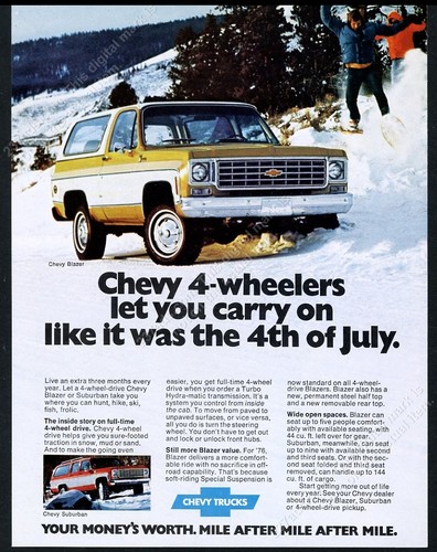 1976 chevrolet chevy blazer - chevrolet,