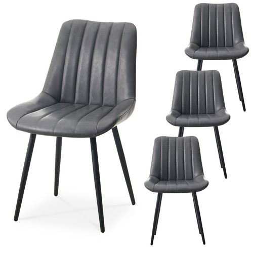 Faux leather dining - faux,