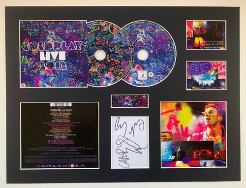 Coldplay signed autographed - signed,
