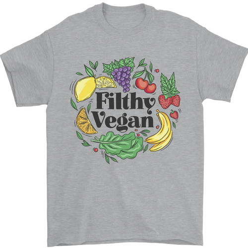 Filthy vegan mens shirt 100 - vegan, t-shirt