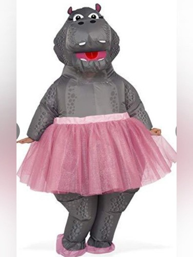 Gray hippo tutu - tutu, inflatable