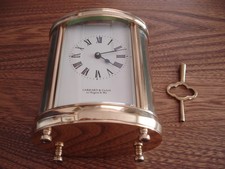 Beautiful Garrard & CO Ltd Oval Carriage Clock