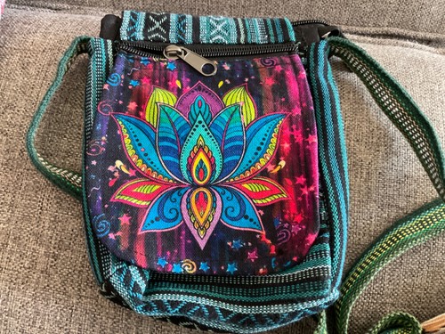 Hippy boho style crossbody - , bag