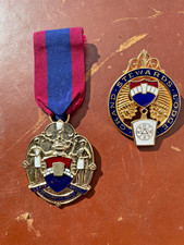 A Mark Benevolent Stewards breast jewel & a Mark Grand Stewards Lodge pin jewel