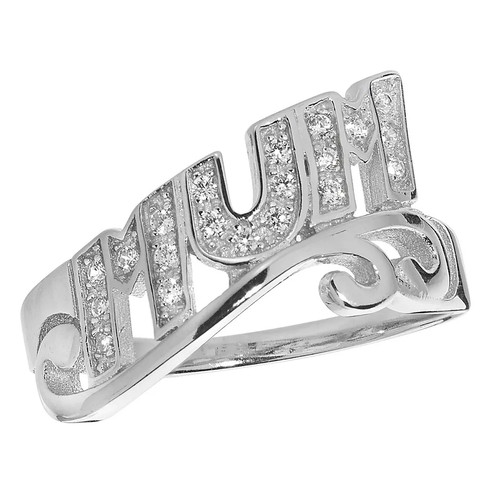 Mum ring sterling silver - sterling,