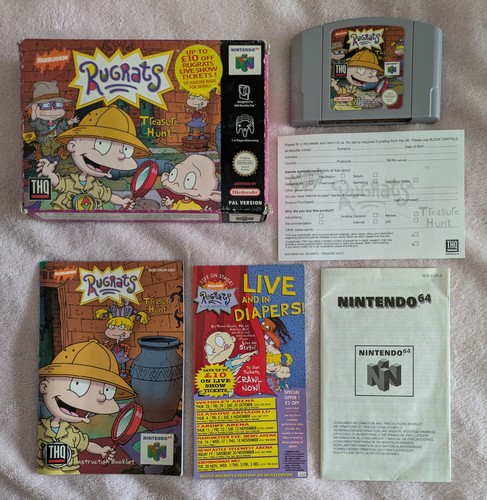 Rugrats treasure hunt n64 - treasure,