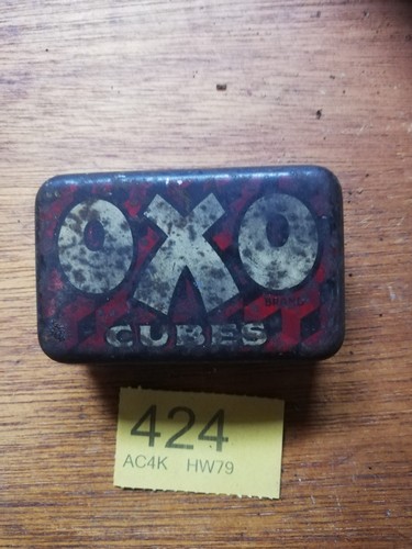 Vintage oxo cube - tin, 6
