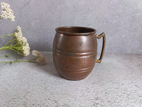 Vintage barrel shaped - shaped, copper