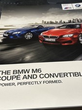 The BMW M6 Coupe & Convertible Car Sales Info Brochure 2012 Frameable