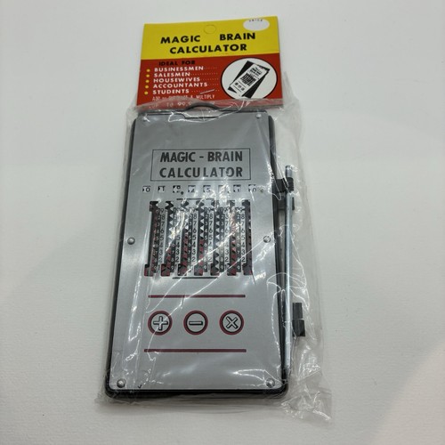 Vintage magic brain calculator - magic,