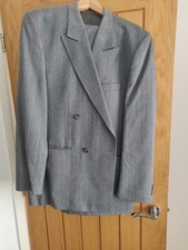 Debenhams Mens Gray Suit Trousers 36" Jacket 42L