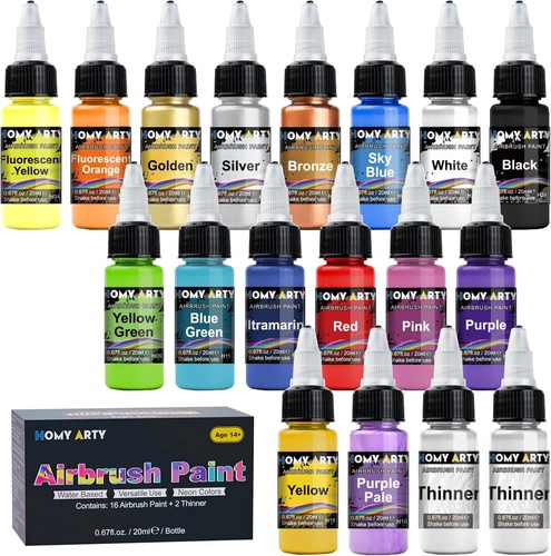 Homy arty airbrush paint - homy, 16