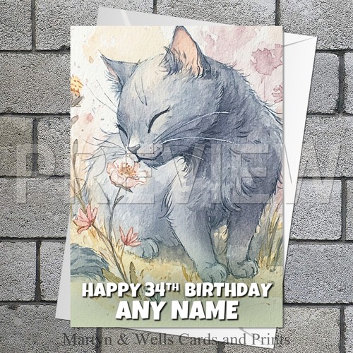 Russian blue cat - russian, birthday
