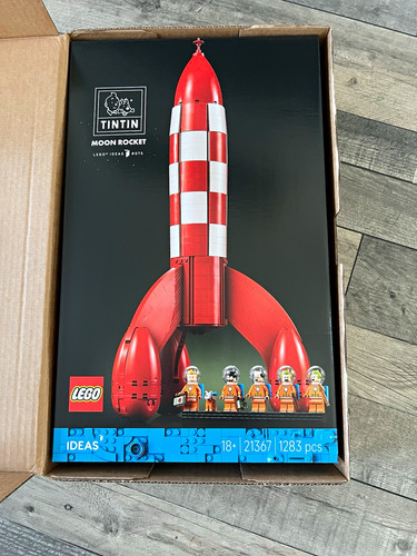 Lego ideas tintin moon - lego, rocket