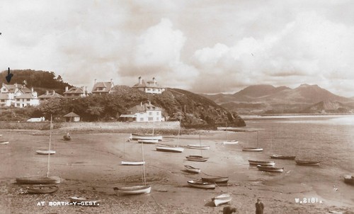Borth gest postcard ref - -,