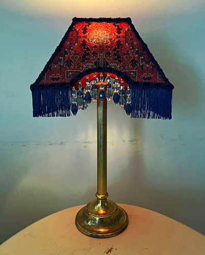 Handmade persian rug lampshade - handmade,