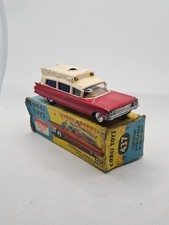 Corgi Toys 437 Superior Ambulance on Cadillac Chassis Red & Cream Boxed Original