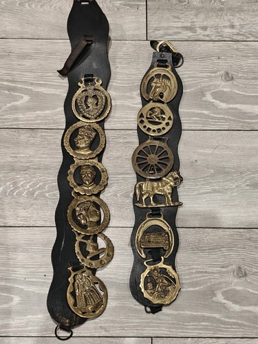 Vintage horse brasses - vintage,