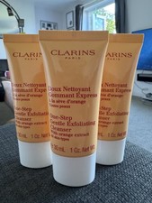 Clarins One Step Gentle Exfoliating Cleanser 30ml X 3 Brand New Sealed Inside 